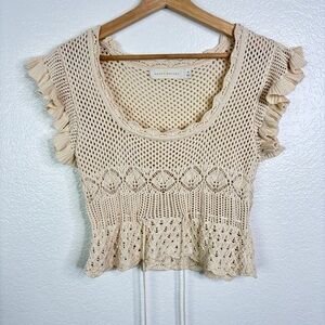 HAPPY X NATURE Crochet Sweater Top